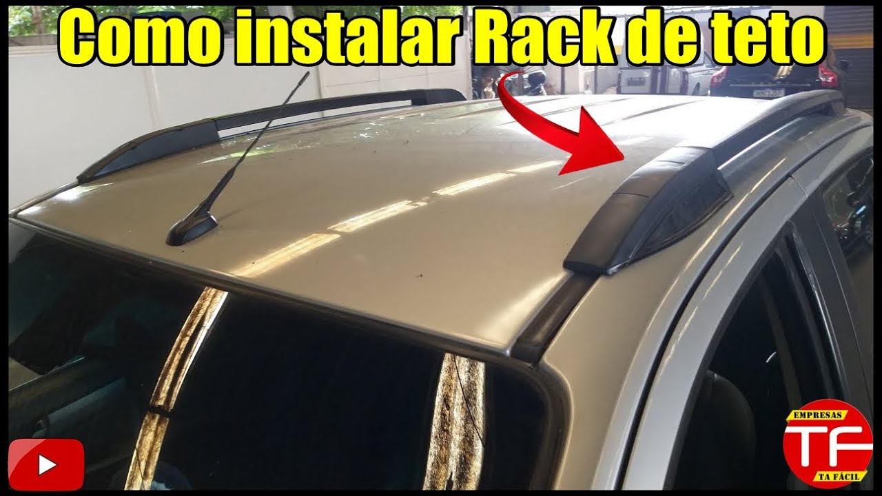 Como instalar rack longarina de teto na S10