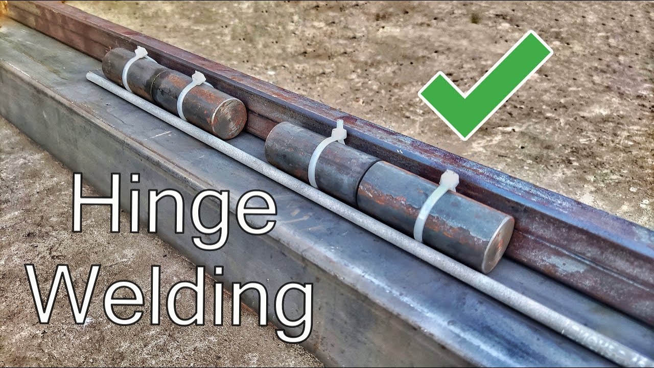 Easy Way to Weld Metal Hinge