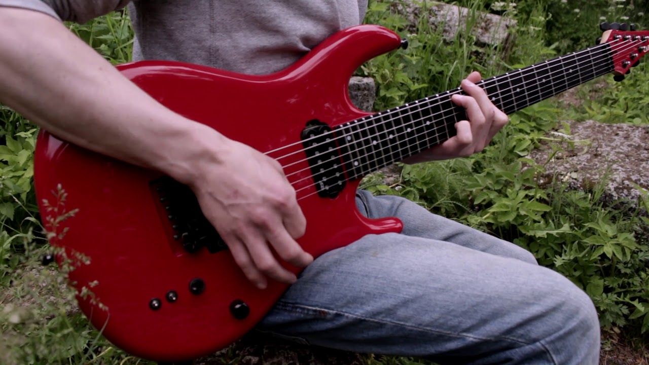Ruin Of Space - 17 (Guitar Playthrough) ||  Carvin DC727 7 string electric guitar