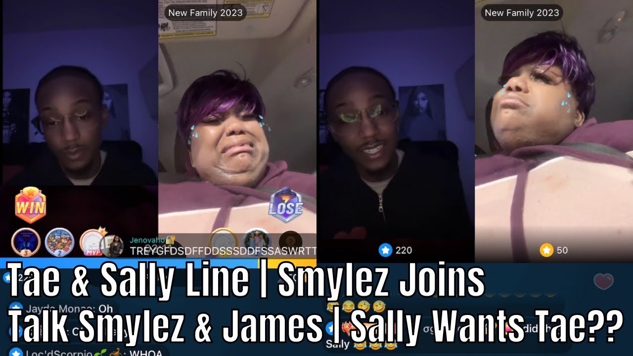 Tae & Sally Line | Sally Starts Crying, Talk Smylez & James