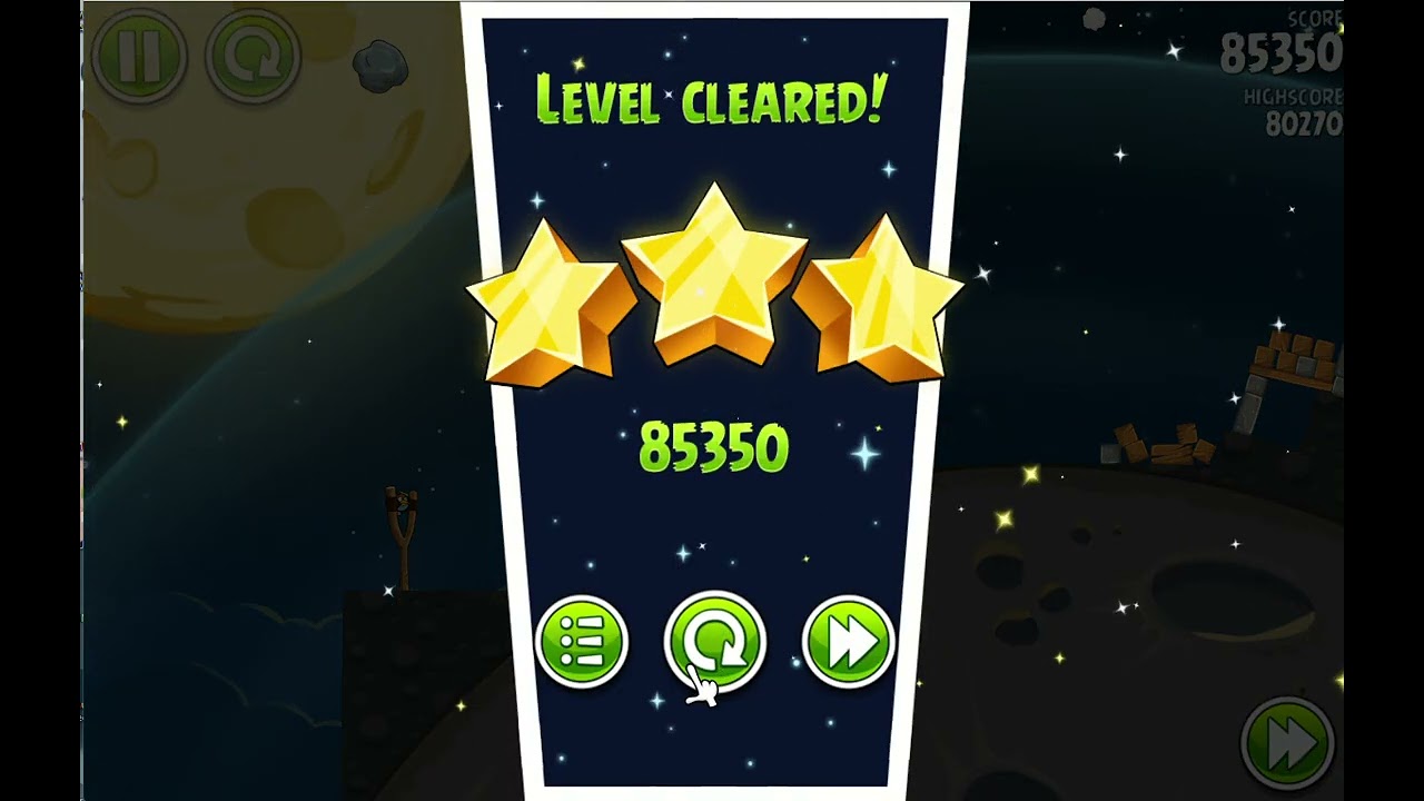 ANGRY BIRDS SPACE LEVEL 19