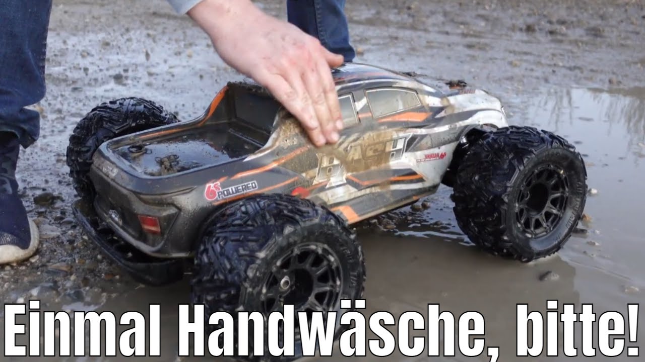 Reely Bash 6S bekommt Handwäsche - SONY ZV1 UNCUT