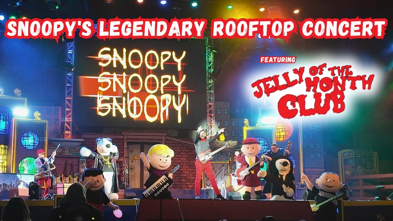SNOOPY'S LEGENDARY ROOFTOP CONCERT - 2026 Peanuts Celebration at Knotts Berry Farm