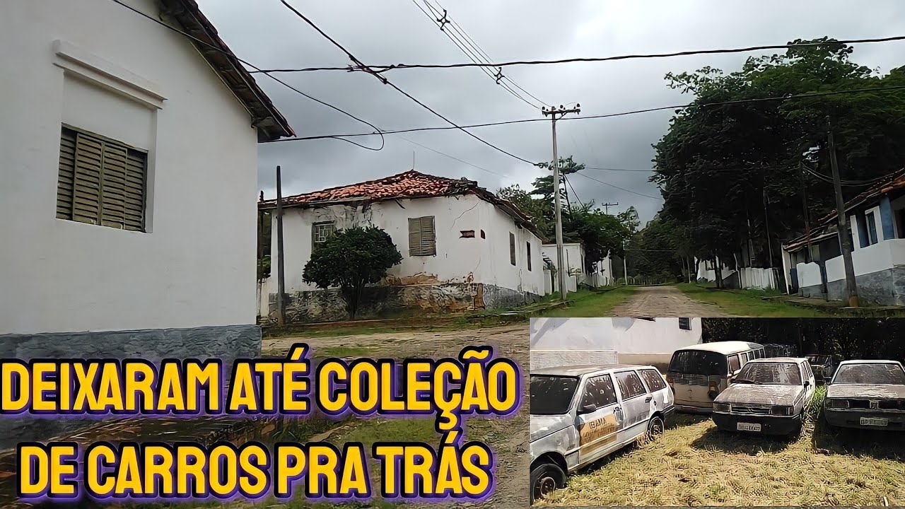 vila inteira abandonada cidade fantasma no Brasil