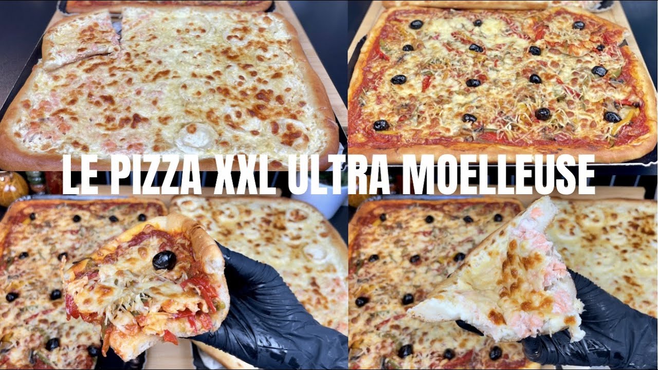 LA PIZZA XXL INRRATABLE BASE TOMATE & CRÈME AVEC SA PÂTE ULTRA MOELLEUSE SANS REPOS NI PÉTRISSAGE🍕