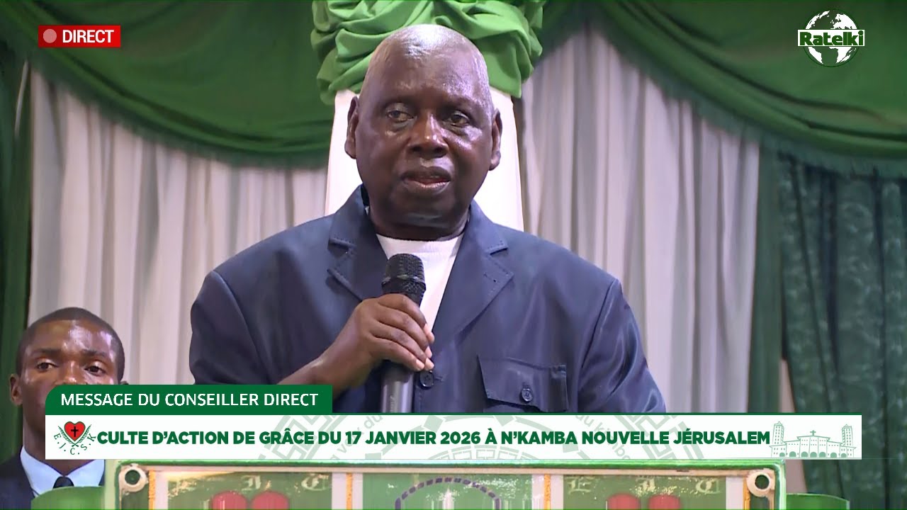 MESSAGE DE PAPA ANDRE MBENZA DU 17 JANVIER 2026 A NKAMBA NOUVELLE JERUSALEM