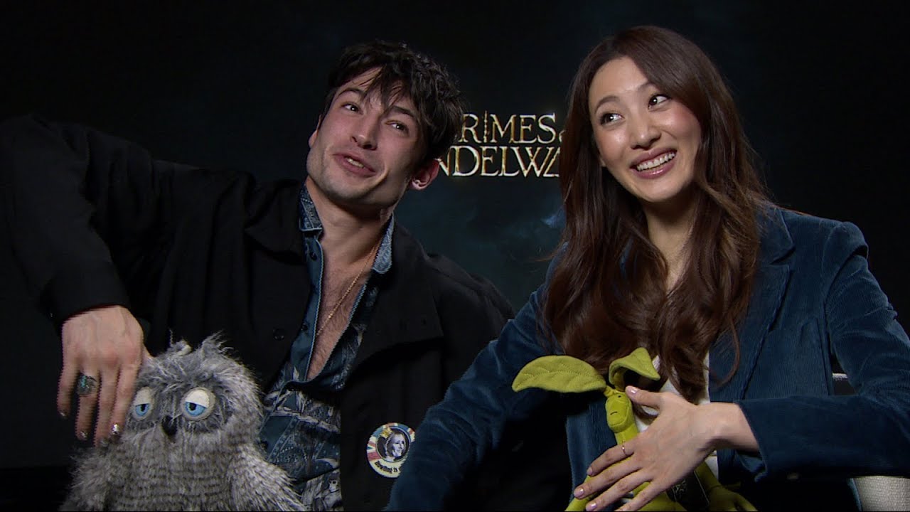 Ezra Miller & Claudia Kim on Fantastic Beasts: The Crimes of Grindelwald
