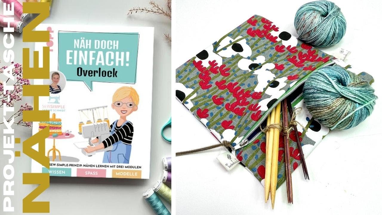 Projekttasche nähen mit der Overlock