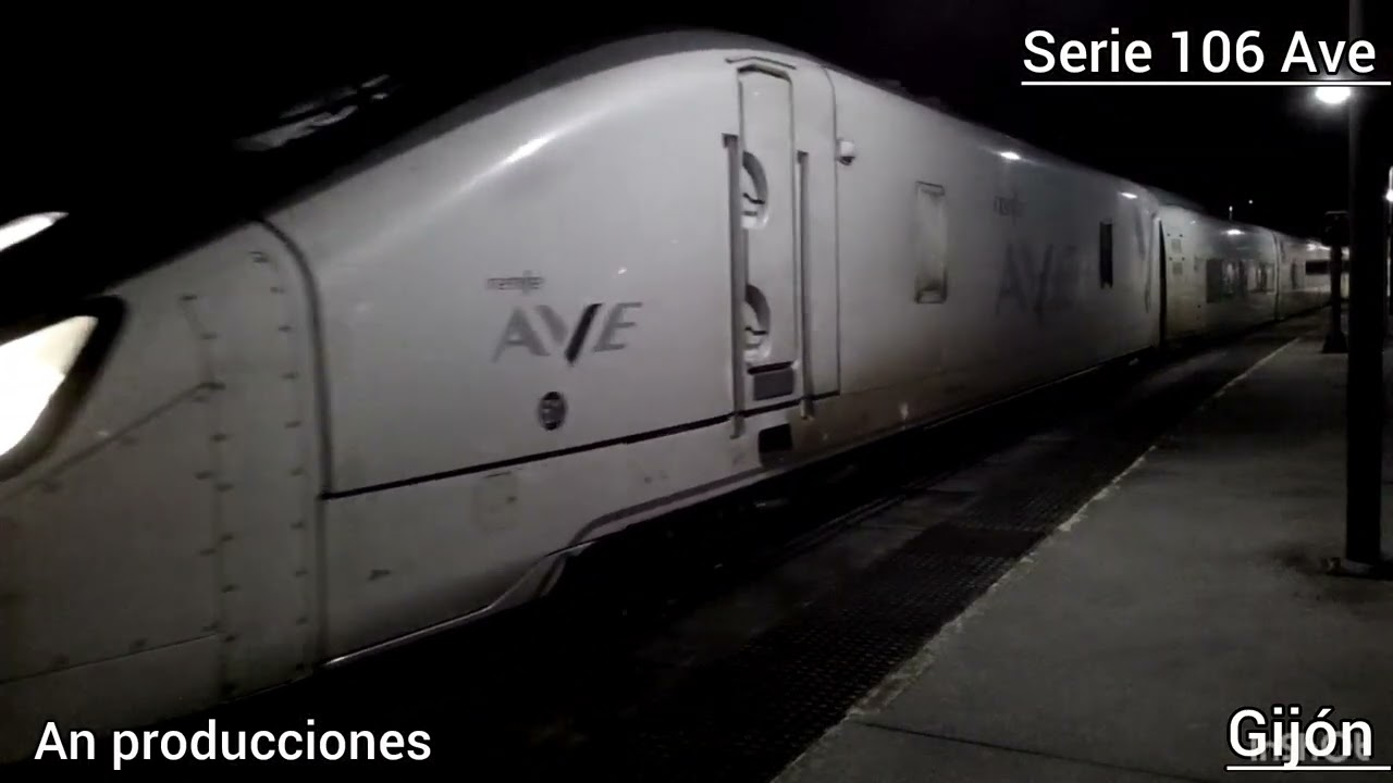 TRENES RENFE DESLIZÁNDOSE POR LA VÍA EL DOMINGO (SONIDO DIRECTO) 