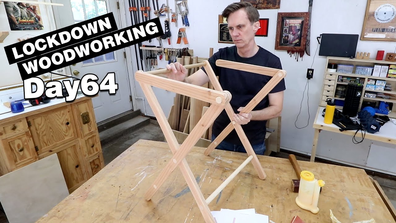 Well, I kinda goofed on the folding table legs, but now we're back on track. LOCKDOWN Day 64
