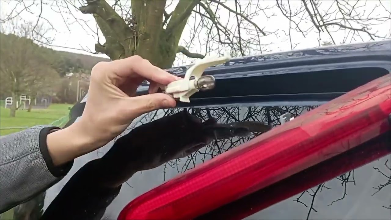 How to remove and reinstall High Brake light on Ford Galaxy MK3 2006 - 2015