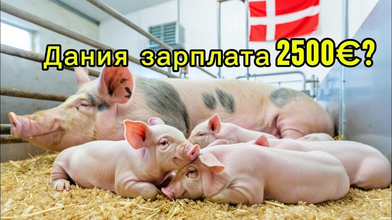 работа на свиноферме в Дании сколка можно заработать 