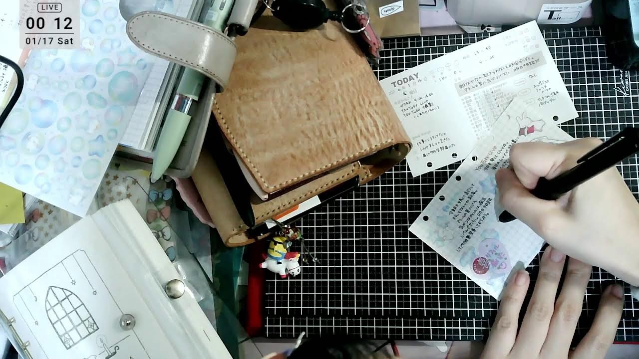 【雑談】手帳構成考えていきましょう🎶