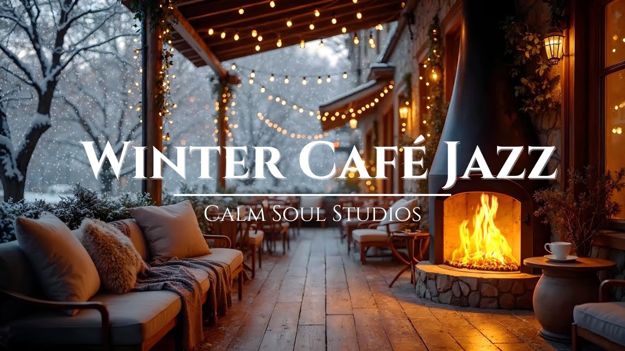 Christmas Café Jazz ☕ A Soft, Cozy Evening (Live)