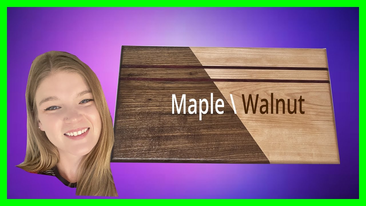 Maple and Walnut cutting board