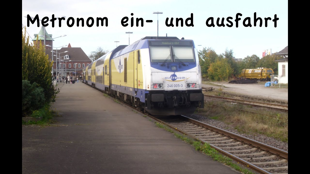 Metronom ein- und ausfahrt mit Makro