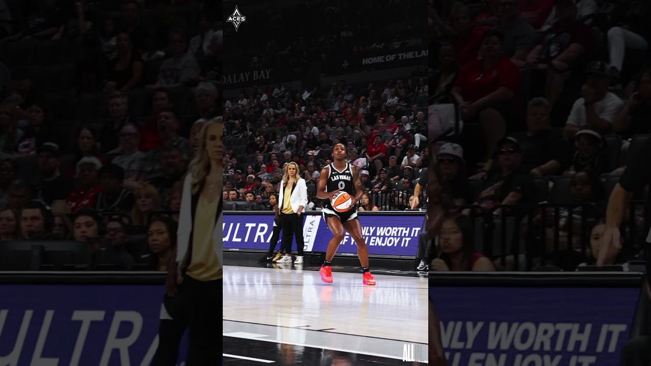 Picking up right where she left off 👌 #LVAces #WNBA #ALLINLV