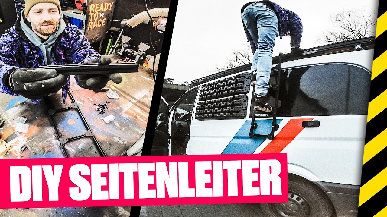 Seitenleiter aus Aluprofilen und Magneten bauen! VAN UMBAU F.31