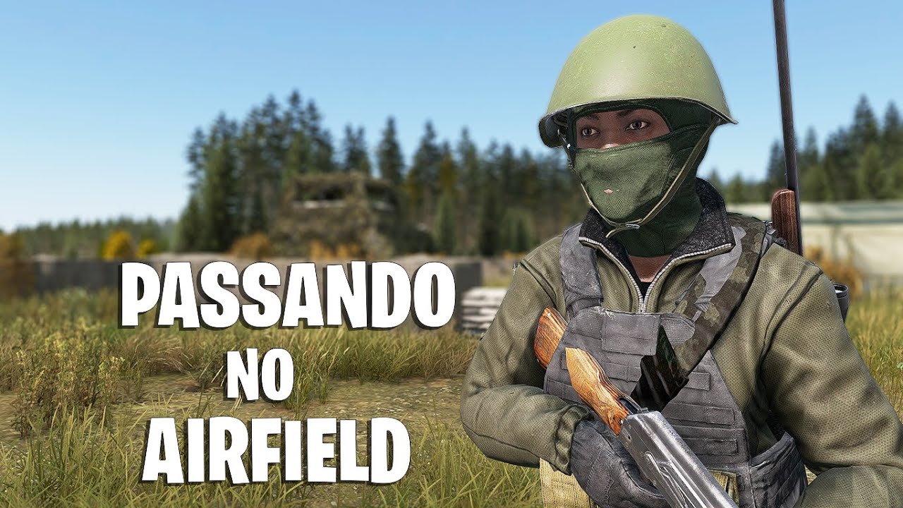 PASSANDO NO AIRFIELD - ORIGEM Z - DayZ