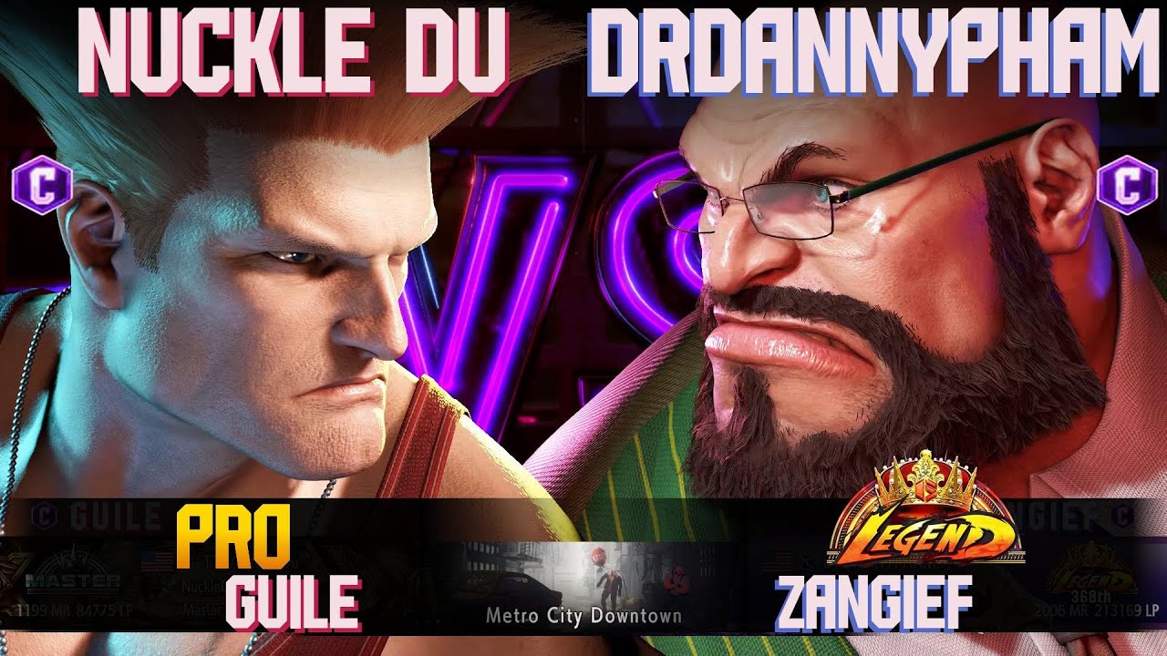 SF6 ➤ Nuckle Du (Guile) vs Dr Dannypham (Zangief) ✎ High-level Match FT3