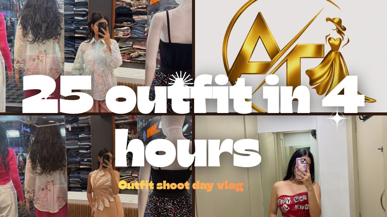 25 Outfits in Just 4 Hours 😱 | Crazy Model Shoot Vlog