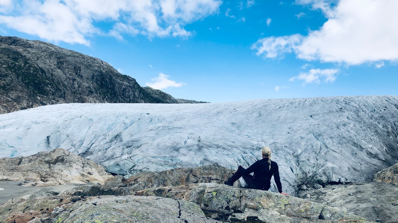 Svelgabreen (849 moh) frå Blådalen, søre del av Folgefonna #svelgabreen #folgefonna #kvinnherad