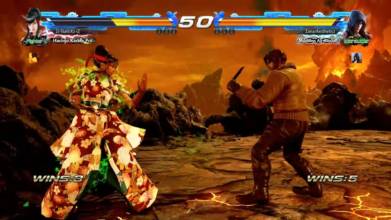 TEKKEN 7 - Jin Kazama Online Ranked Matches #4 - RE4 Leon Costume! (1080p 60fps) PS4 Pro