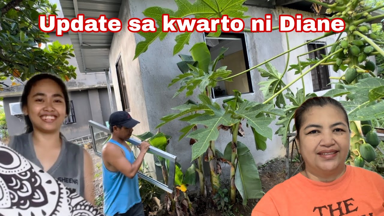 Update sa kwarto ni Diane | Naikabit na ang panara ng pinto at bintana thank you Lord 🙏