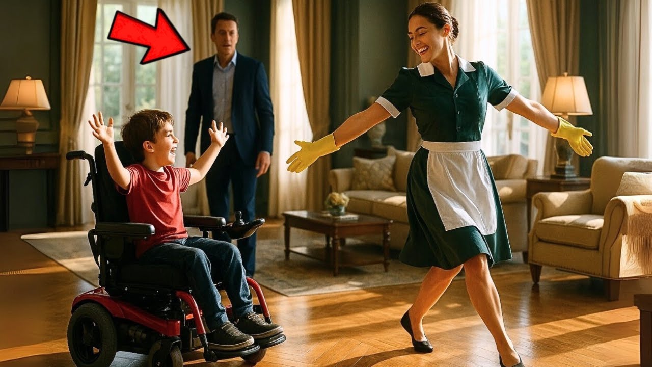 Il Milionario Vede La Donna Delle Pulizie Ballare Per Il Figlio Speciale — La Sua Reazione Stupisce!