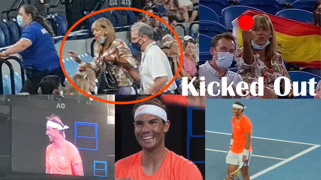 Nadal & the Crowd Get Woman KICKED OUT of Arena!