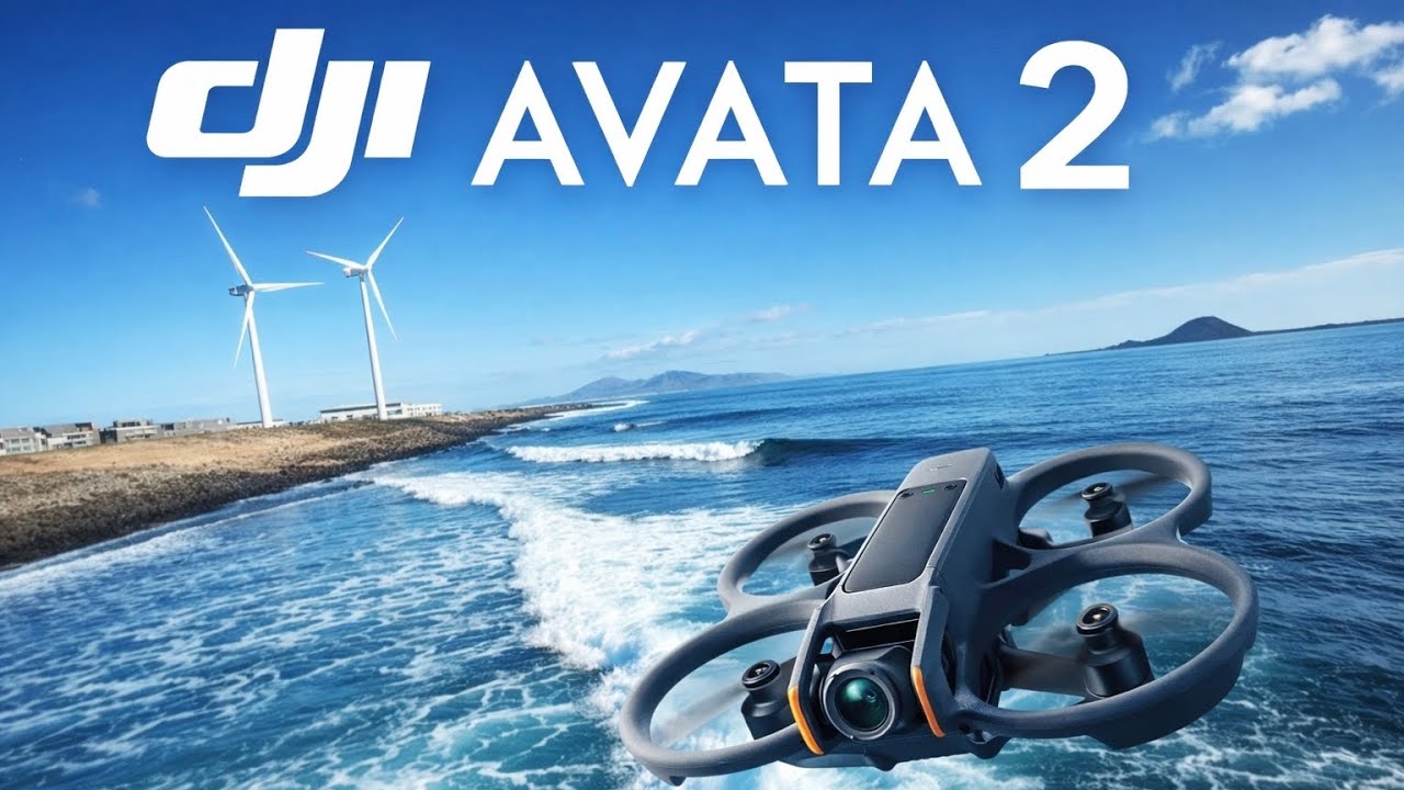 DJI Avata 2 FPV Sunrise Flight 🌊 Сверхмалая высота над водой | Корралехо Фуэртевентура