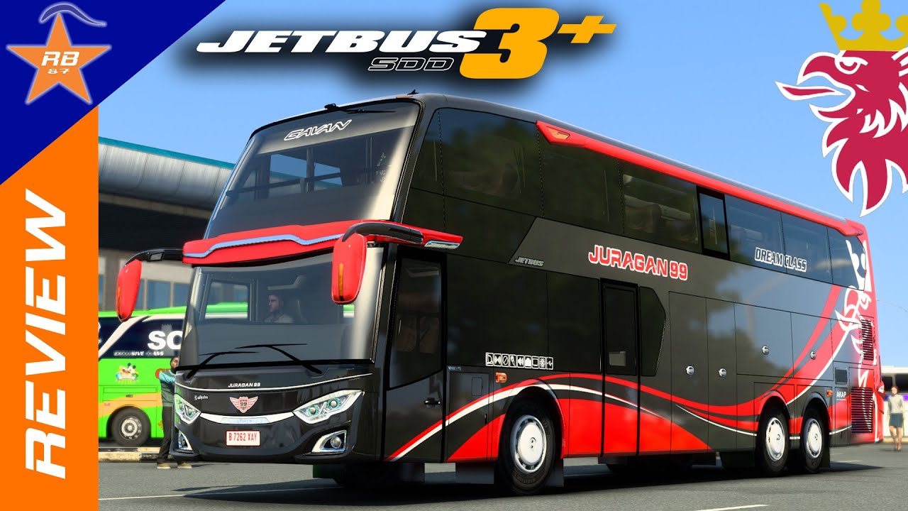 Jetbus SDD 3+ by Valent Alif base EP3 Muhammad Husni - Review Mod ETS 2
