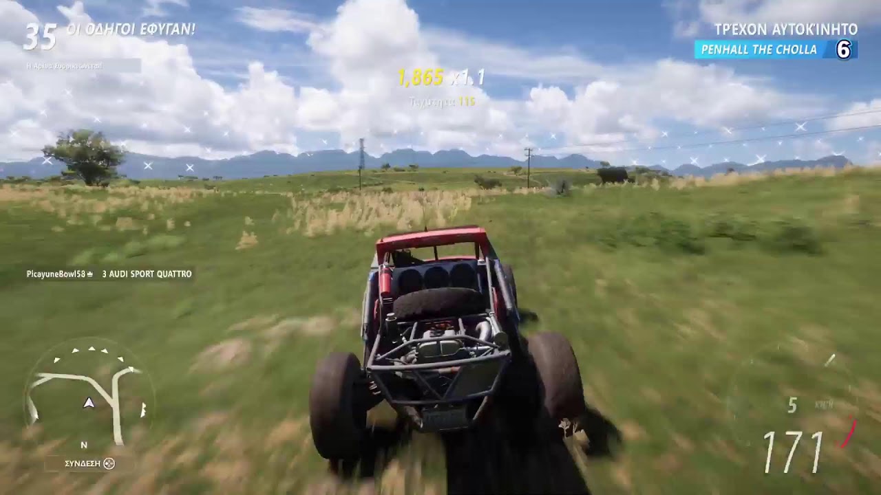 Playing FH5