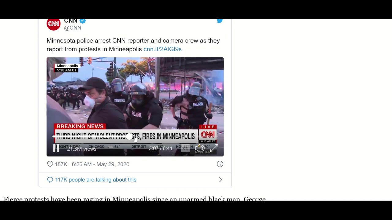 CNN Reporter Omar Jimenez Released After Arrest Live On Air During Minneapolis Protest &ndash; Update