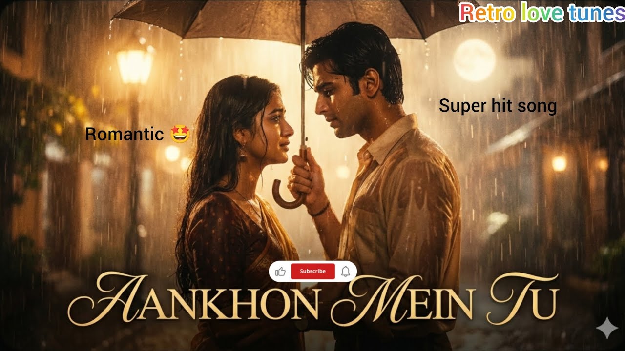 Aankhon Se Aankhen Mili ❤️ | 90s Romantic Hindi Song | Udit Narayan Style Love Song