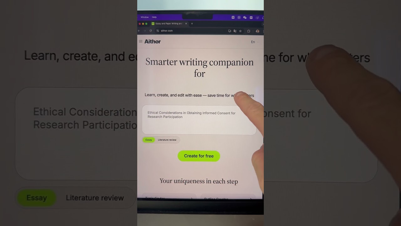 Aithor.com Review | Best Free AI Essay & Content Writing Tool