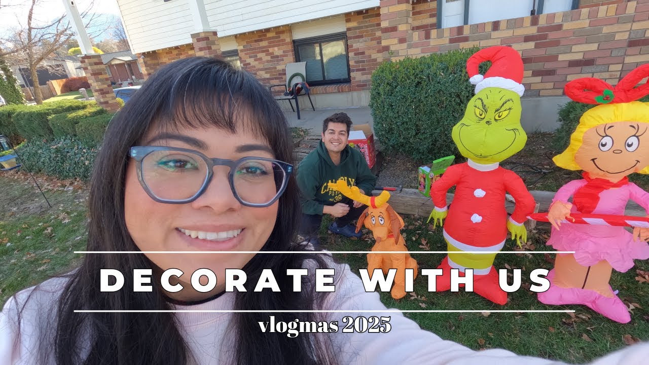 Vlogmas Ep.2 - Decorate our home for Christmas with us!