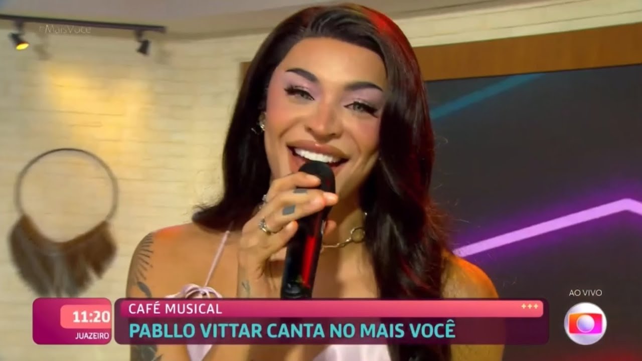 Pabllo Vittar - Mais Você (Programa Completo) Pede pra eu ficar, Idiota, Mega Príncipe 11/04/2024