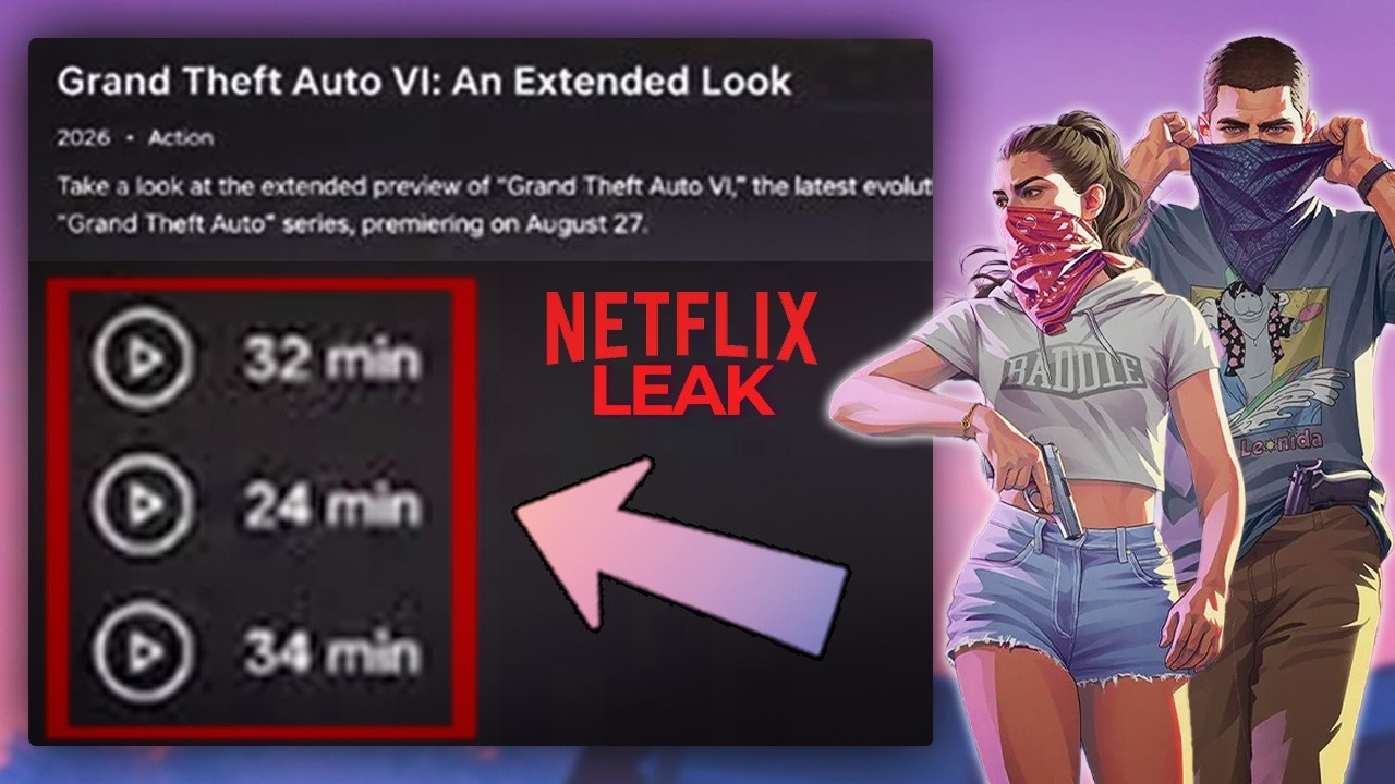 Netflix СЛИЛА расширенный взгляд на GTA 6 &mdash; 3 эпизода по 20 МИНУТ