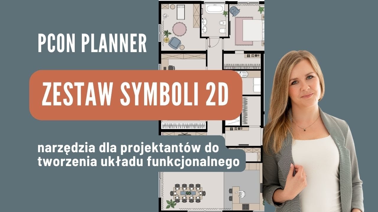 Pcon Planner - szybki układ funkcjonalny - Gotowy zestaw symboli 2D