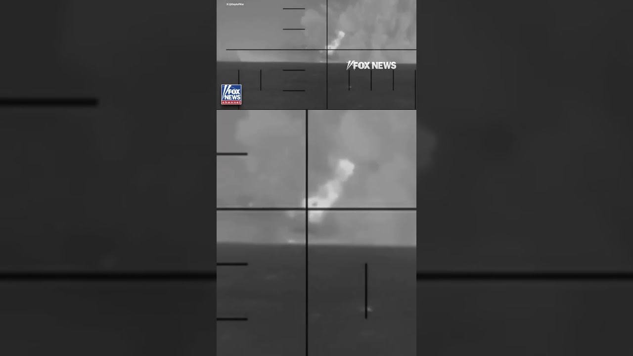 Video shows US sub OBLITERATING Iranian ship #shorts #foxnews #world #iran