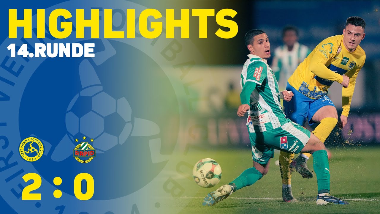 ADMIRAL 2. Liga I 14. Runde - Highlights | First Vienna FC 1894 vs. Rapid Wien II