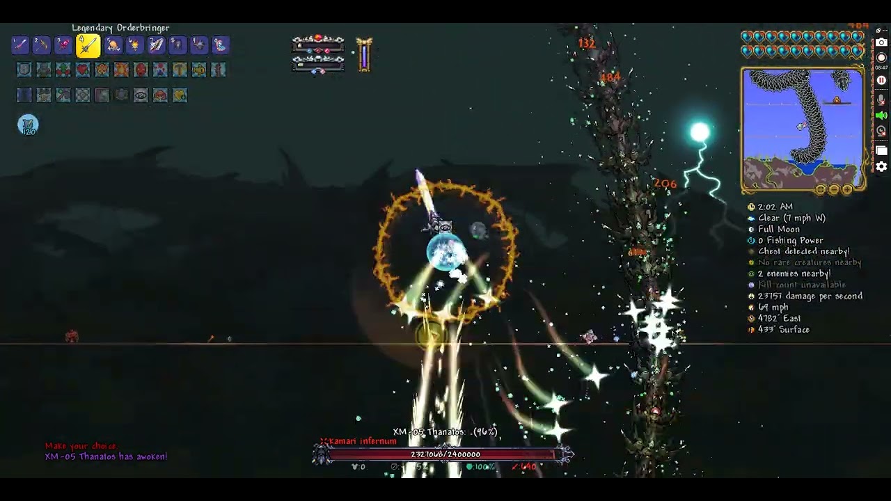 Me attempting terraria calamity infernum exo mechs