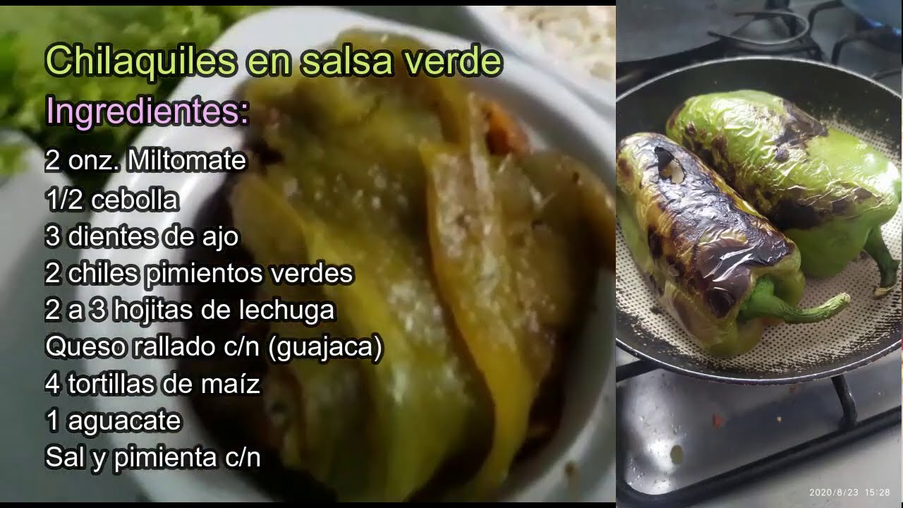 CHILAQUILES EN SALSA VERDE Y SOPA DE TORTILLAS!!!