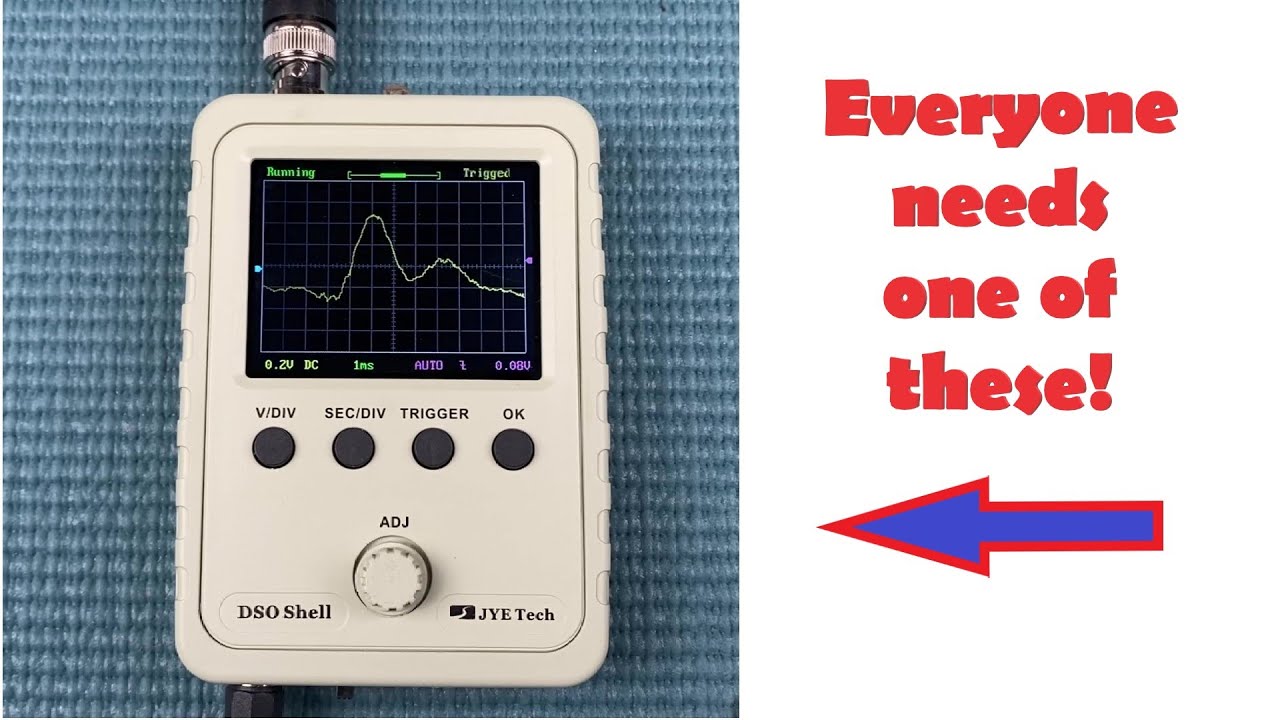 Everyone needs one of these: Oscilloscope build.  JYETech 'DSO Shell' Oscilloscope DIY Kit