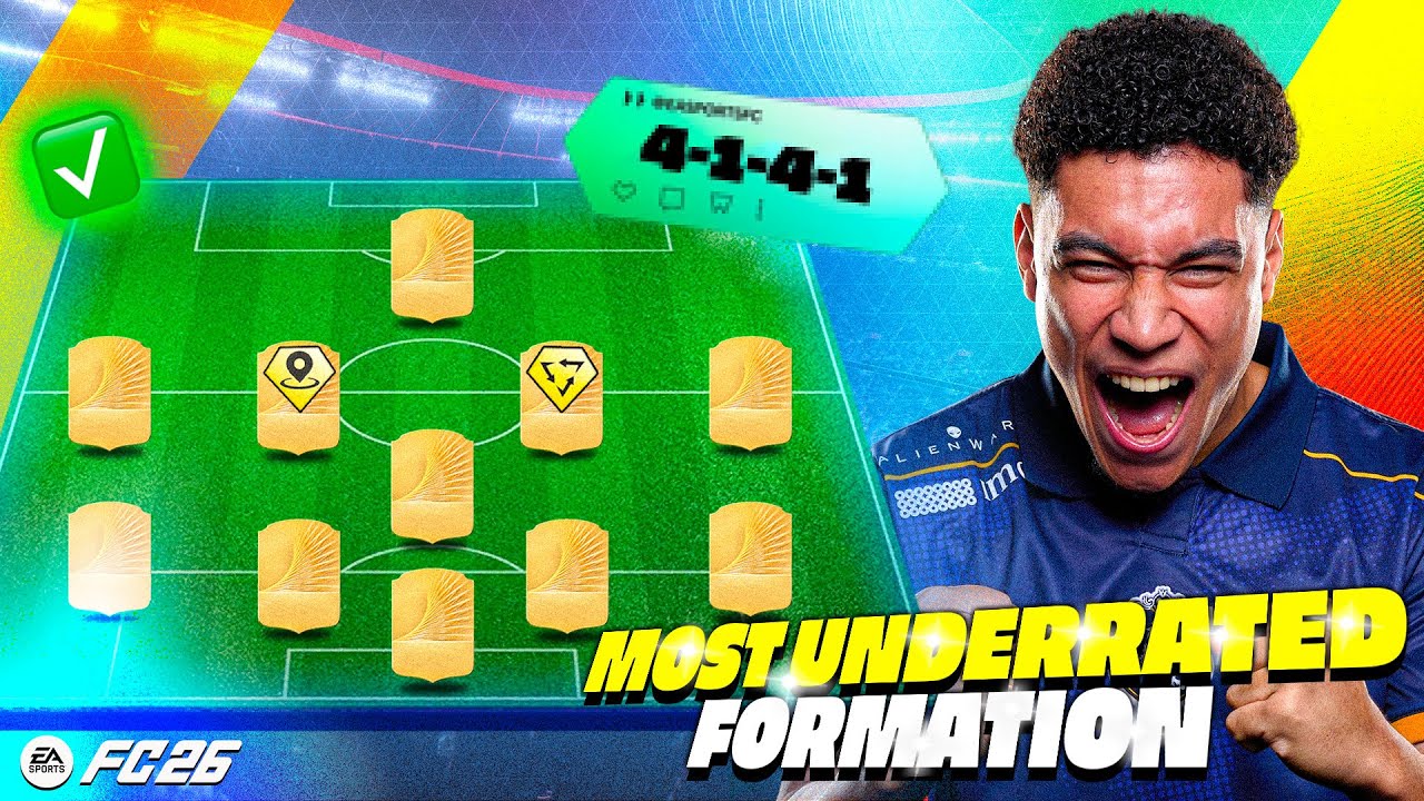Пользовательские тактики 4-1-4-1: играйте как профессионал в EA FC 26