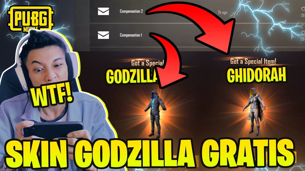 Aneh! DI GIFT SKIN GRATIS MYTIC GODZILLA CRATE DARI MANA INI? - PUBG Mobile Global