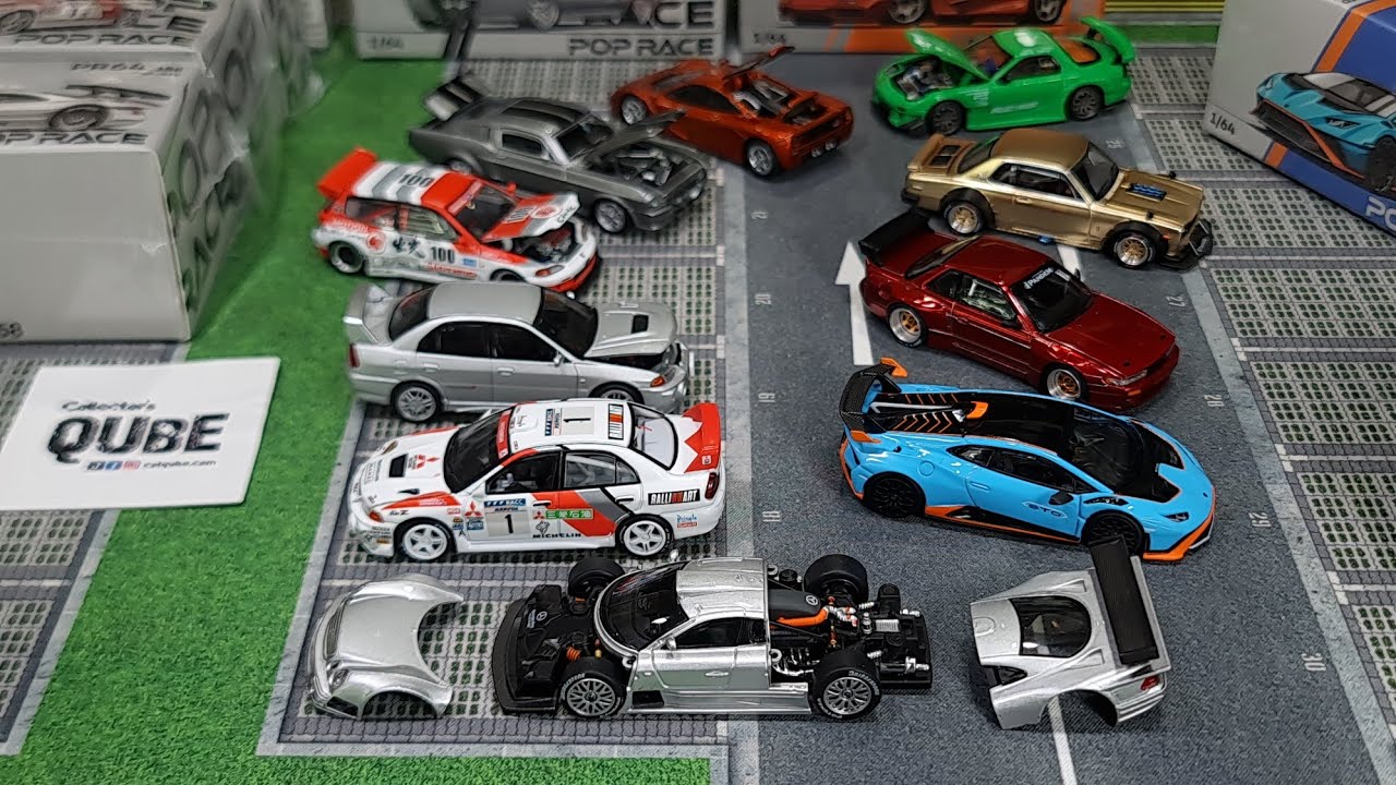 V2 PopRace Drop Ep13 McLarenF1 Huracan STO S13 Shelby Evo IV CLK GTR