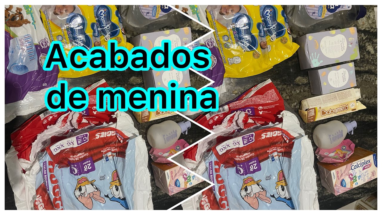 Acabou | frascos e embalagens (acabados de alguns meses)