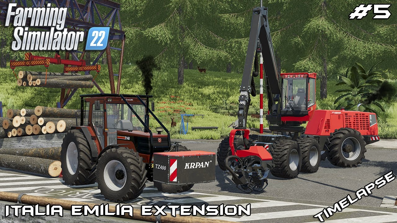 Getting TIMBER ready for PRODUCTION | Italia Emilia Extension | Farming Simulator 22 | Episode 5